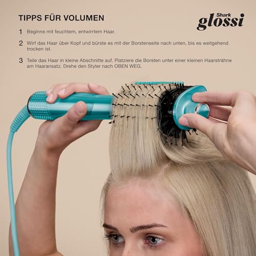 Shark Glossi HT302EUTL – 2-in-1 Heißluft-Styler & Glänzer