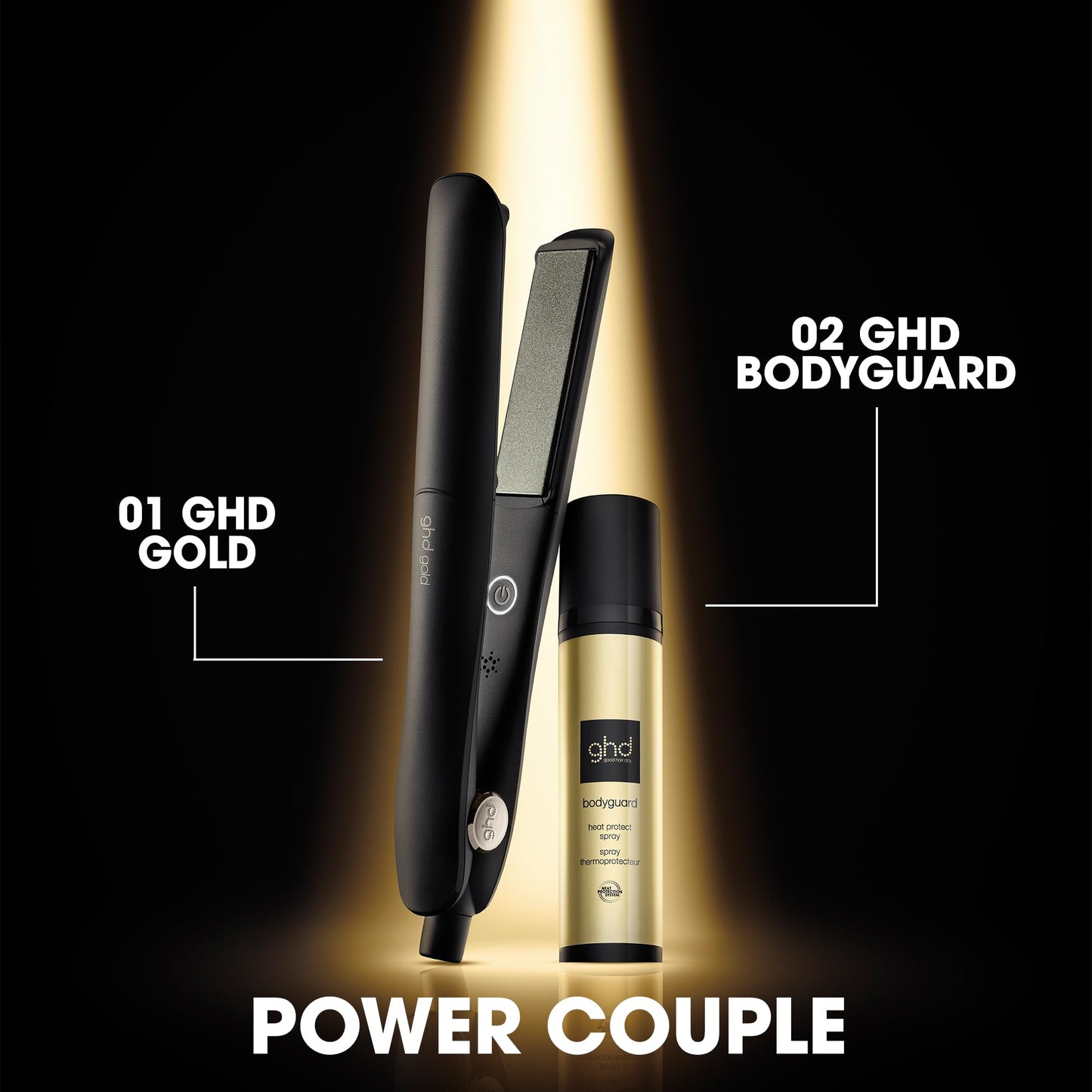 ghd Gold Glätteisen für glattes, glänzendes Haar