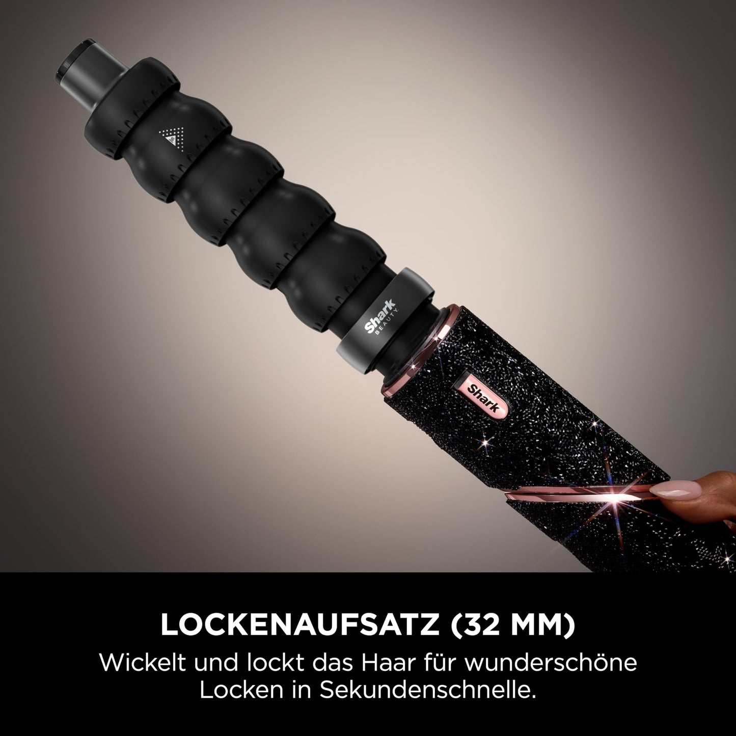 Shark FlexStyle Sparkle Black Diamond 5-in-1 Haarstyler & Haartrockner – HD446JBEU