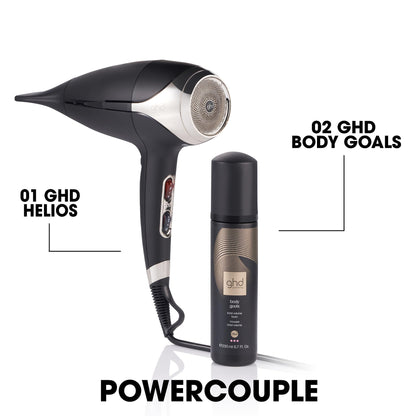 ghd Helios Haartrockner – Profi-Föhn mit Ionen-Technologie, Schwarz.
