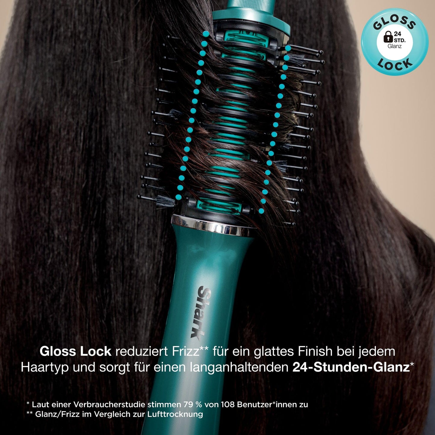 Shark Glossi HT302EUTL – 2-in-1 Heißluft-Styler & Glänzer