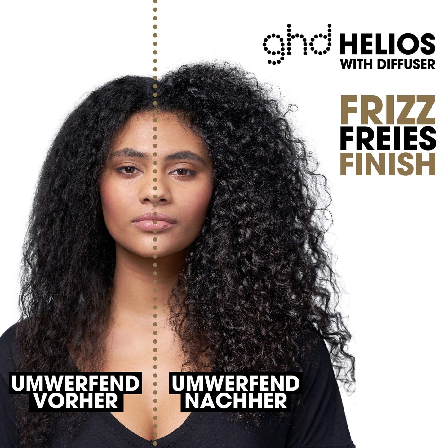 ghd Helios Haartrockner – Profi-Föhn mit Ionen-Technologie, Schwarz.